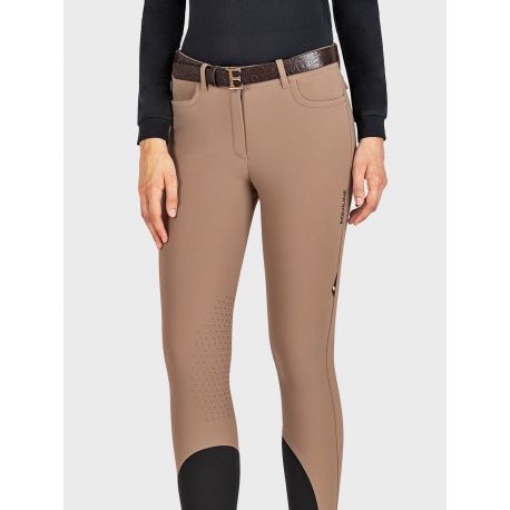 Pantalon Equiline Camel avec basanes