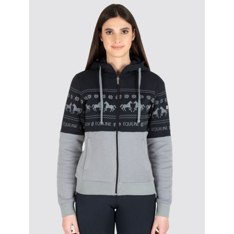 Sweat de Noël Equiline femme