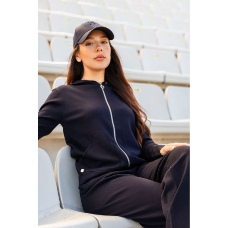 Sweat zippé maille Amélie Harcour