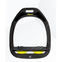 Etriers Flex On GC Noir noir jaune Incliné Grip