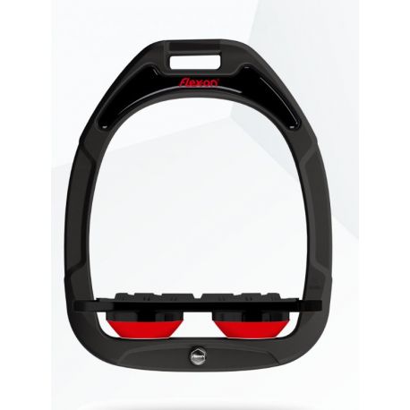 Etriers Flex On GC Marine -Blanc - Rouge Plat Grip